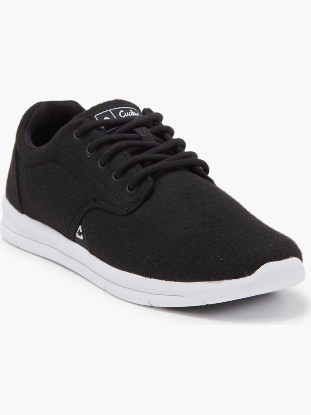 Cuater Travis Mathew Daily Wool Black Sneakers Mens 8 MSRP $119.99